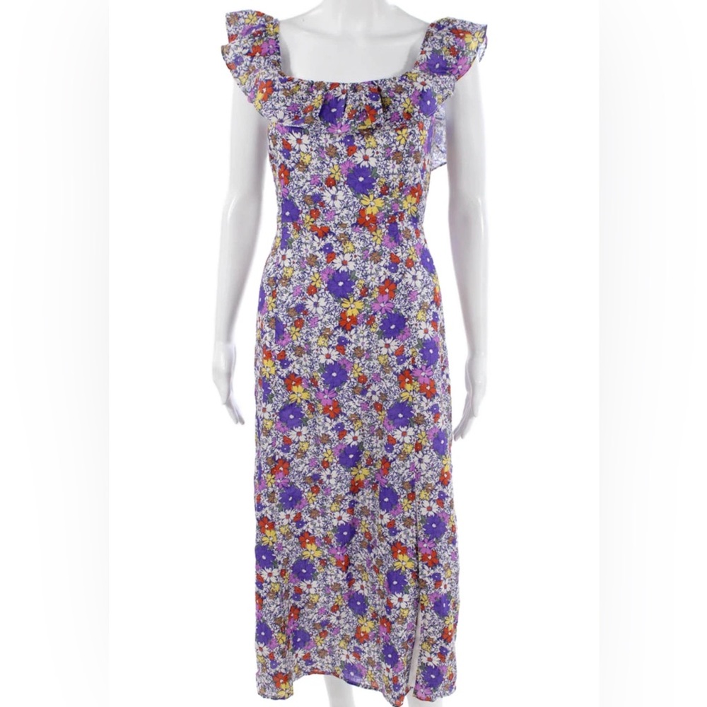 Floral Luxury Linen Midi